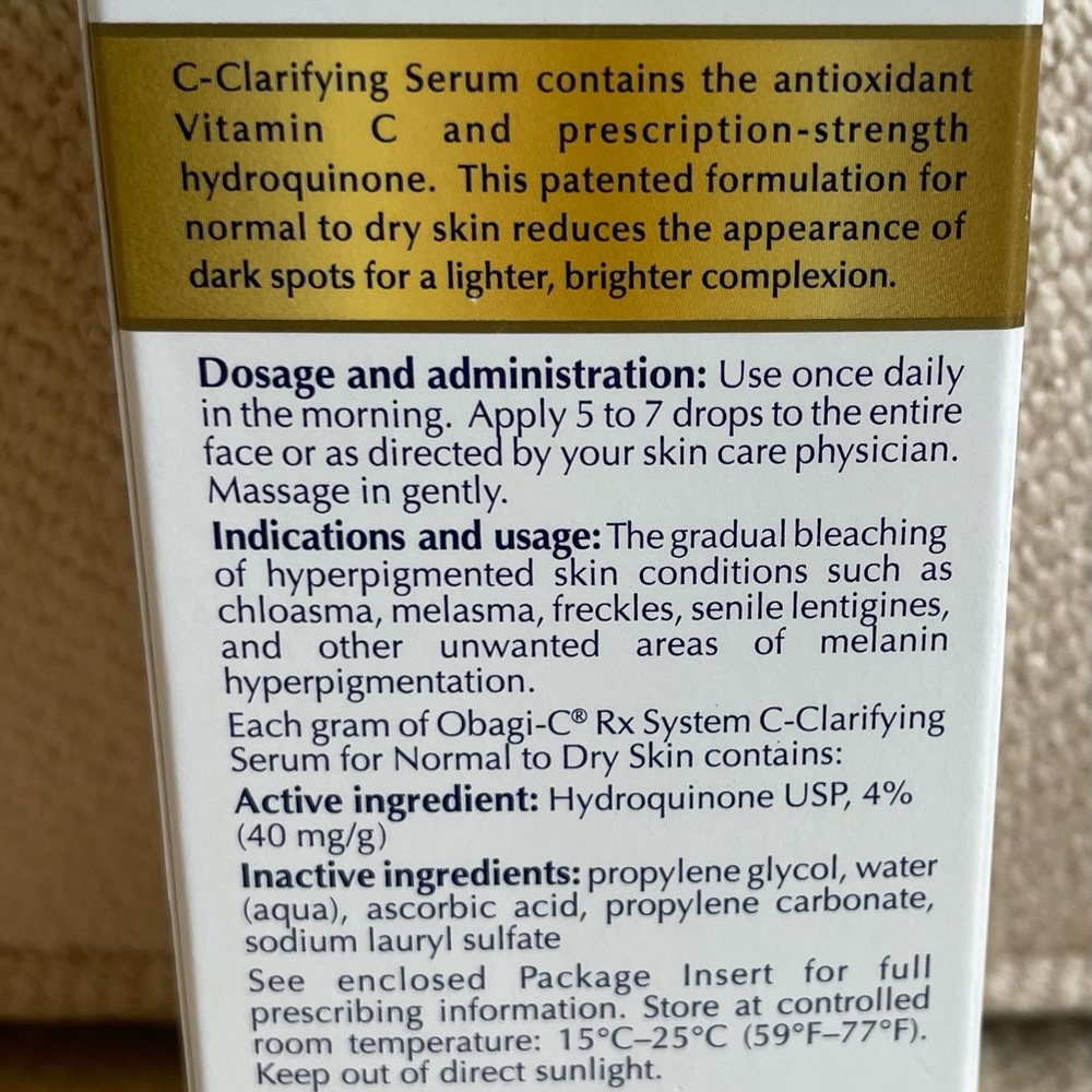 Obagi Vitamin-C Clarifying Serum Sealed Exp 6/26 - Picture 3 of 6